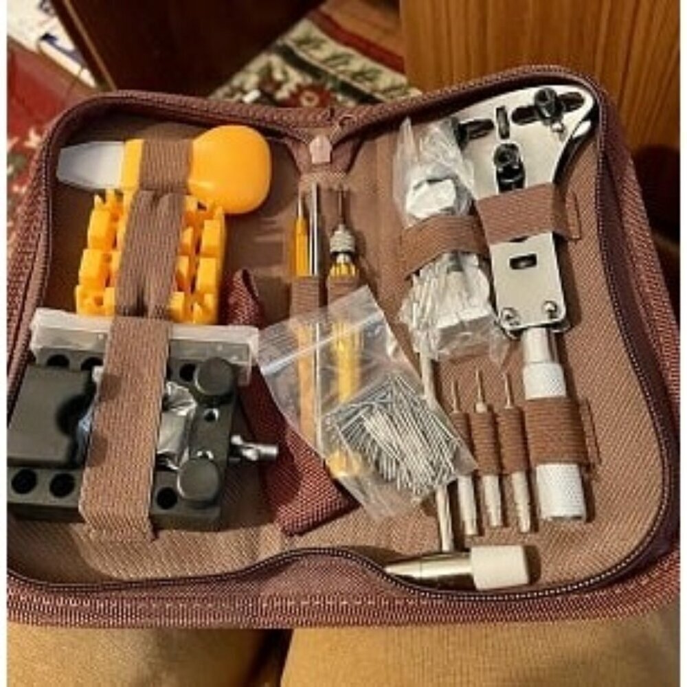 Professional Watch Repair Tool Kit + Press Set Complete